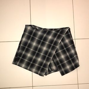 Plaid Skort